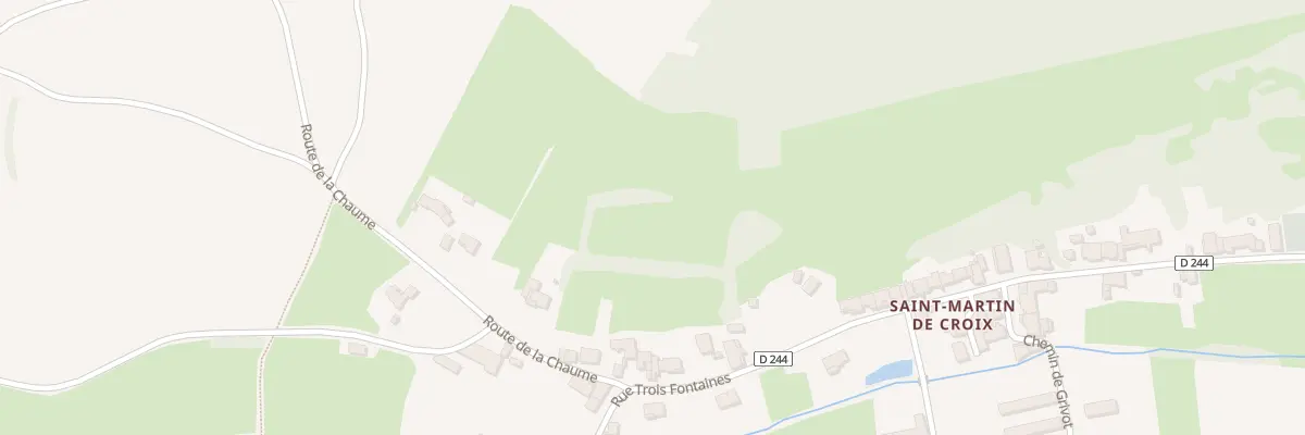 Plan du 6 Rte de la Chaume à Burnand
