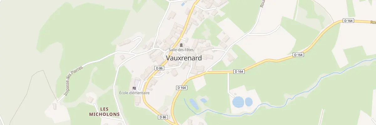 Plan du 5185 Le Bourg à Vauxrenard