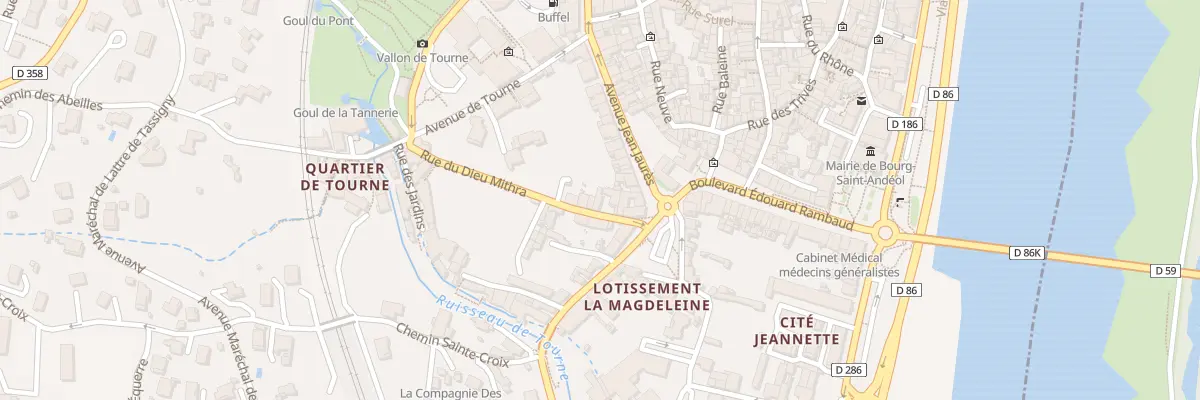 Plan du 4 Rue du Dieu Mithra à Bourg-Saint-Andéol