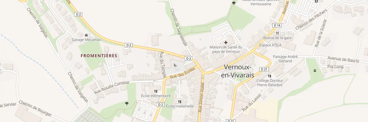 Plan du 4 Pl Pasteur à Vernoux-en-Vivarais
