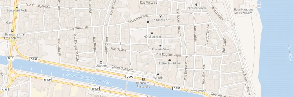 Plan du 9 Rue de l’Hotel de Ville à Beaucaire