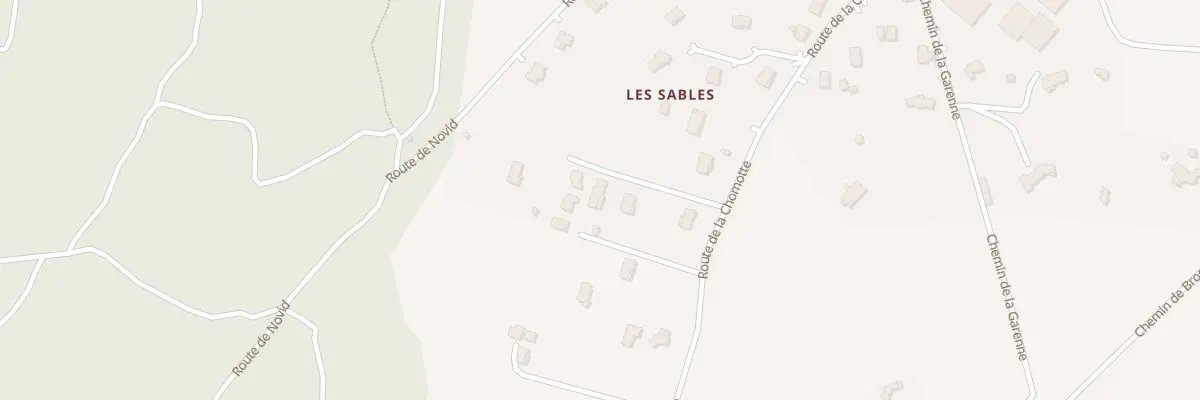 Plan du 6075 Les Sables à Roiffieux