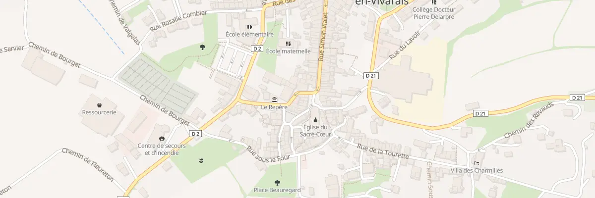 Plan du 7B Rue de Montevrain à Vernoux-en-Vivarais