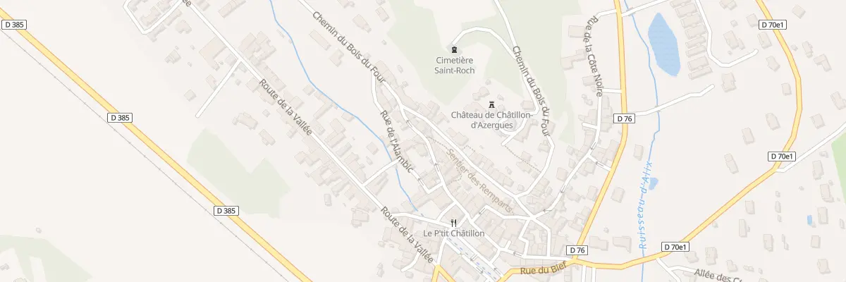 Plan du 42 Rue Ancienne Grande Rue à Châtillon