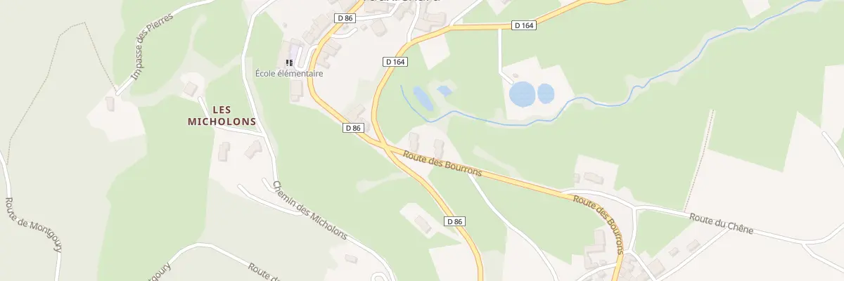 Plan du 5182 Le Bourg à Vauxrenard