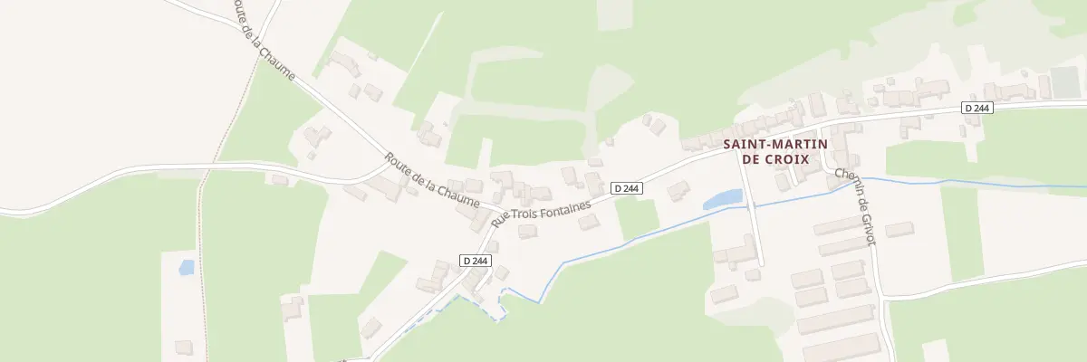Plan du 19 Rue Trois Fontaines à Burnand
