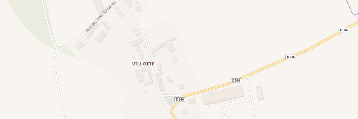 Plan du 8 Rue de Saint Nicolas à Luxémont-et-Villotte