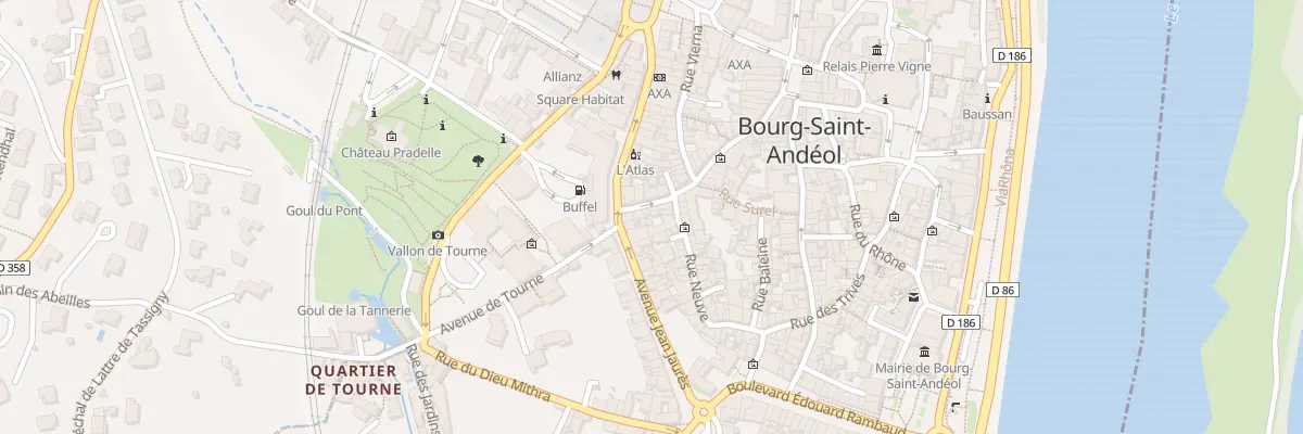 Plan du 29 Rue de Tourne à Bourg-Saint-Andéol