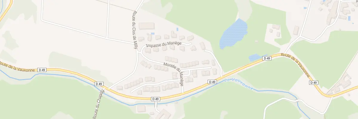 Plan du 2 Vc du Manège à Saint-Étienne-des-Oullières