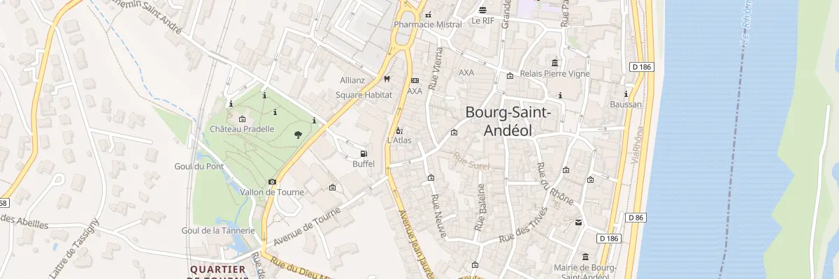 Plan du 36 Rue de Tourne à Bourg-Saint-Andéol