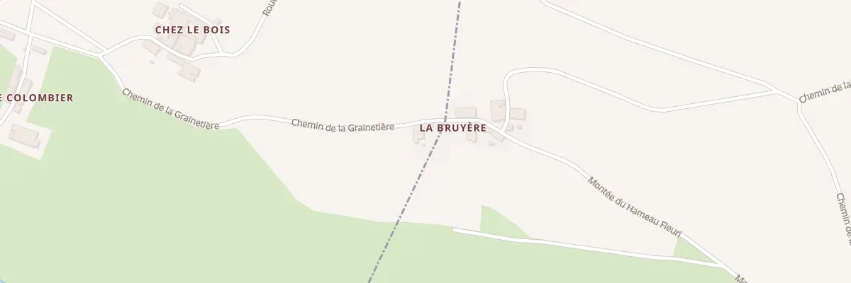Plan du 414 Che de la Grainetière à Régnié-Durette