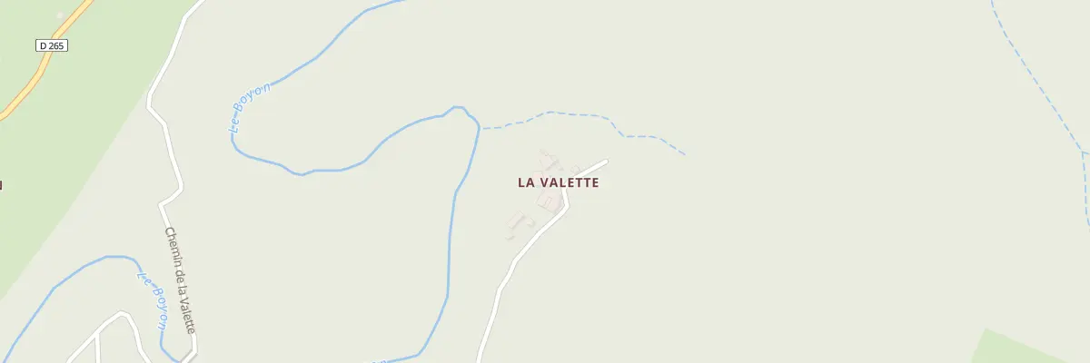 Plan du 5190 La Valette à Saint-Vincent-de-Durfort