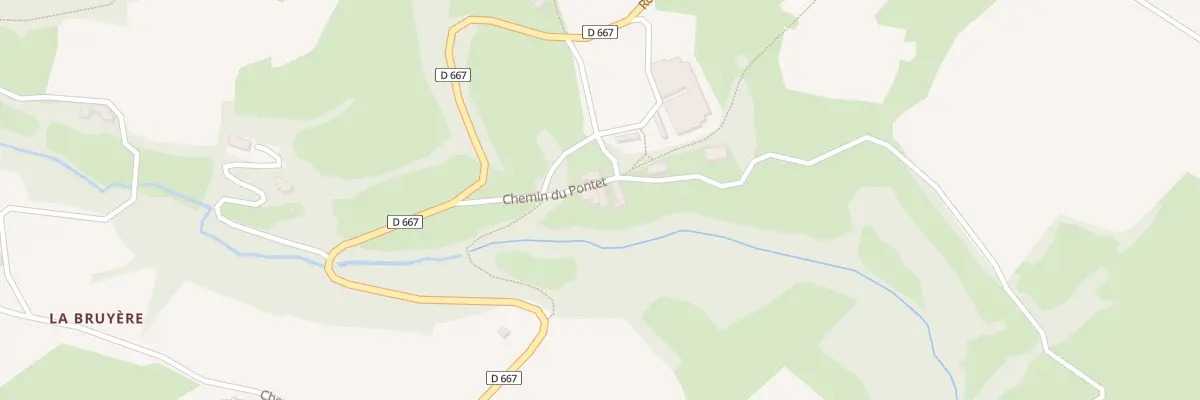 Plan du 126 Che du Pontet à Chaussan