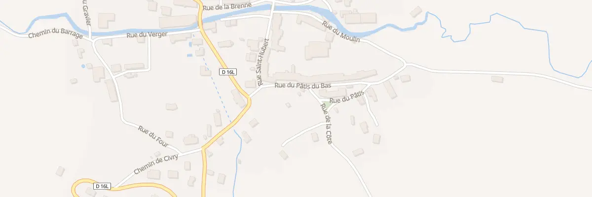 Plan du 2 Rue de la Côte à Aubigny-lès-Sombernon