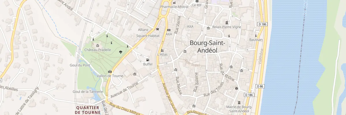 Plan du 32 Rue de Tourne à Bourg-Saint-Andéol