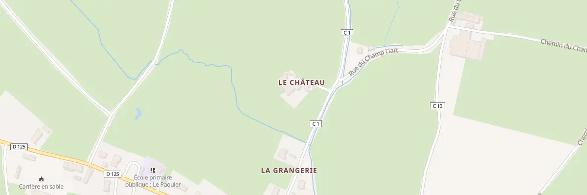 Plan du 5070 Le Chateau à Sainte-Hélène