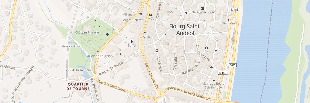 Plan du 49 Rue Neuve à Bourg-Saint-Andéol