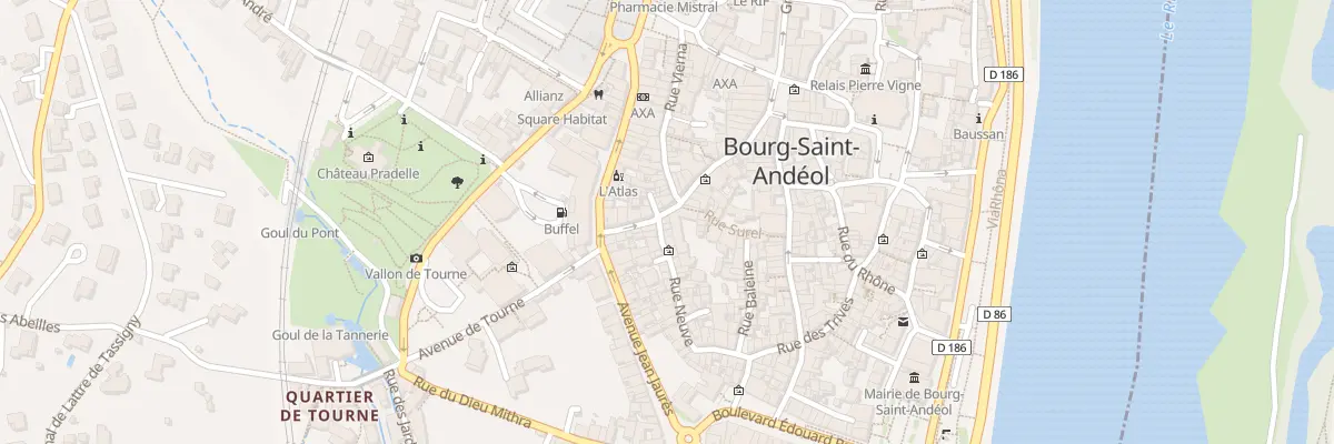 Plan du 50 Rue Neuve à Bourg-Saint-Andéol