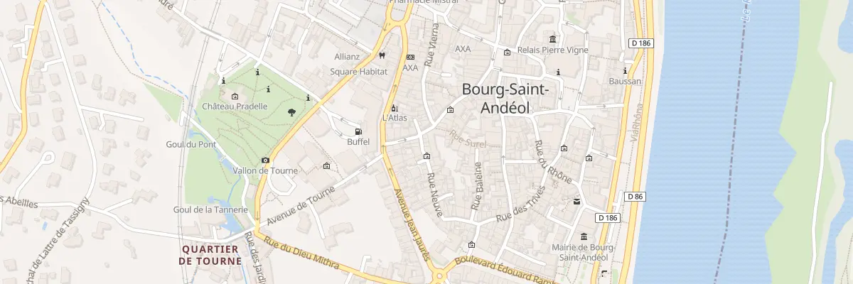 Plan du 48 Rue Neuve à Bourg-Saint-Andéol
