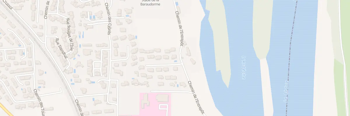 Plan du 3 Che de l’Entrepot à Pont-Saint-Esprit