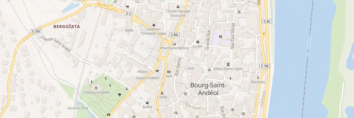 Plan du 39 Rue Vierna à Bourg-Saint-Andéol