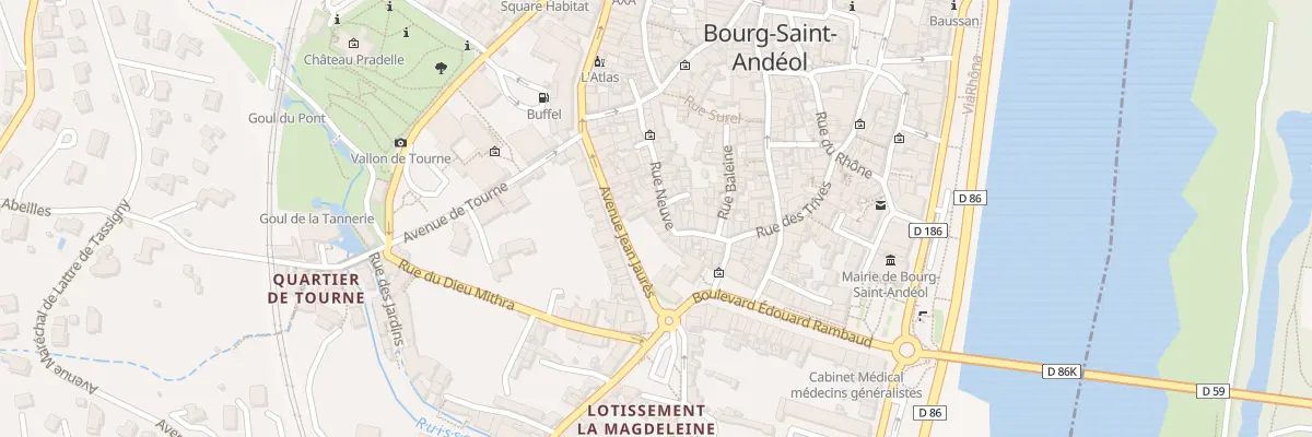 Plan du 17 Rue Neuve à Bourg-Saint-Andéol
