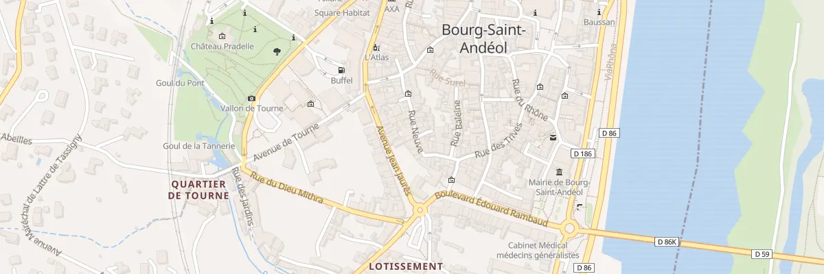 Plan du 19 Rue Neuve à Bourg-Saint-Andéol