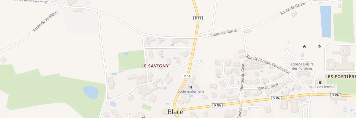 Plan du 309 Rue Alphonsine Courajod à Blacé