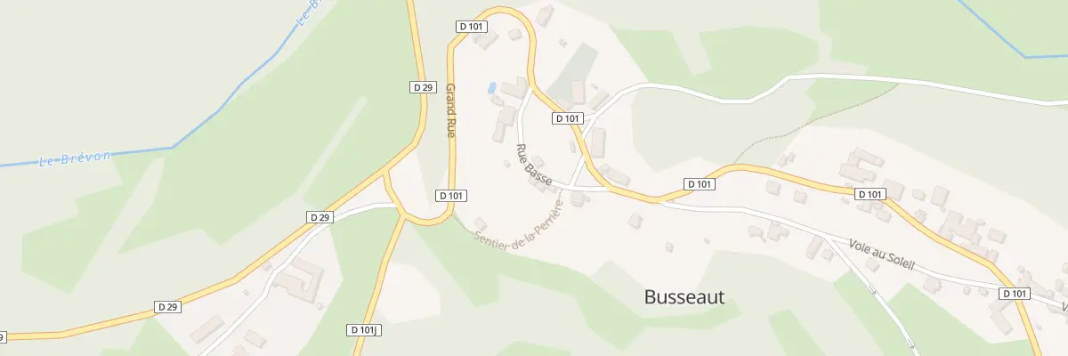Plan du 4B Rue Basse à Busseaut