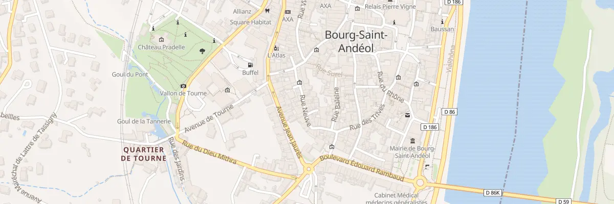 Plan du 32 Rue Neuve à Bourg-Saint-Andéol