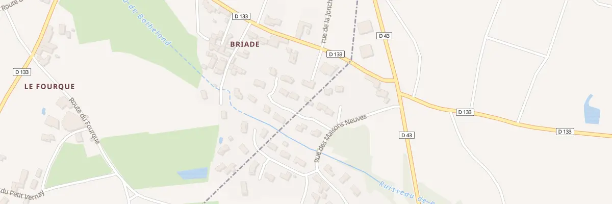 Plan du 5245 Les Briades à Saint-Étienne-des-Oullières