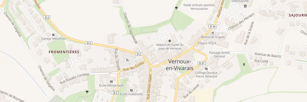 Plan du 4B Rue Boissy d’Anglas à Vernoux-en-Vivarais