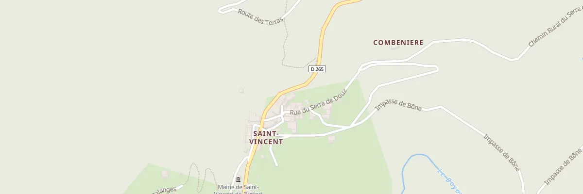 Plan du 5017 Saint Vincent à Saint-Vincent-de-Durfort