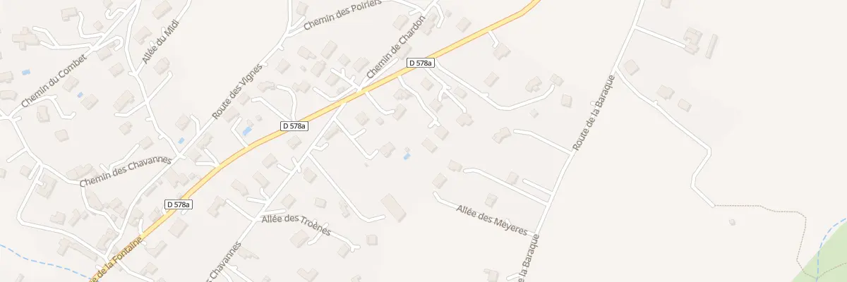 Plan du 80 All de Bellevue à Saint-Alban-d’Ay