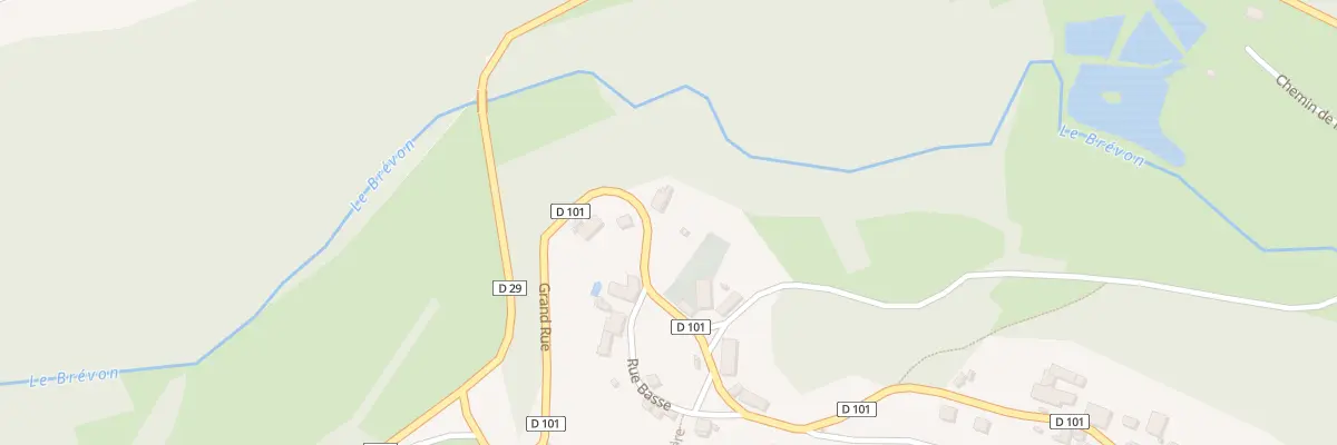 Plan du 1B Grande Rue à Busseaut