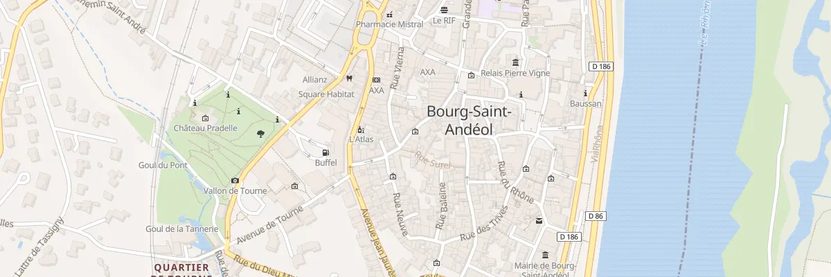 Plan du 19 Rue de Tourne à Bourg-Saint-Andéol