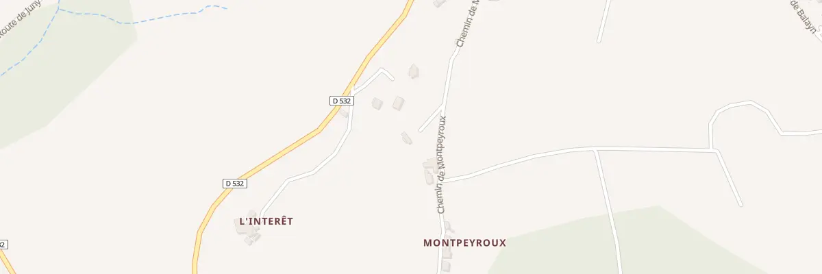 Plan du 260 Che de Montpeyroux à Saint-Félicien
