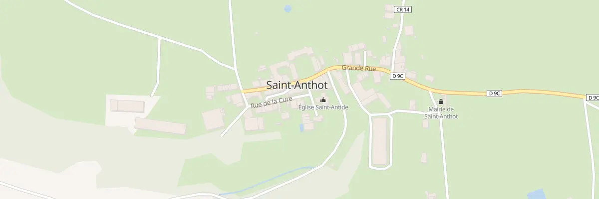 Plan du 5008 Le Village à Saint-Anthot