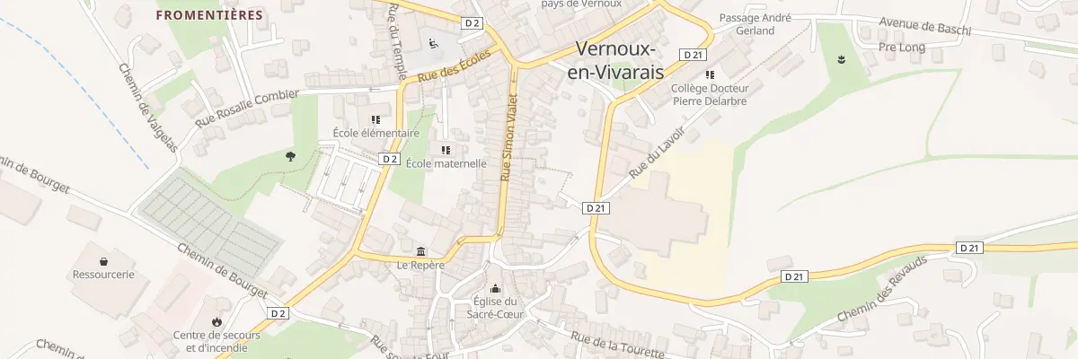 Plan du 26 Rue Simon Vialet à Vernoux-en-Vivarais