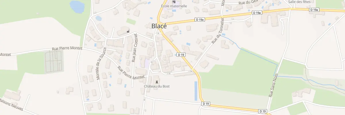 Plan du 88 Rte des Cèdres à Blacé
