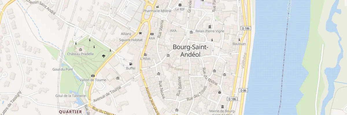 Plan du 17 Rue de Tourne à Bourg-Saint-Andéol