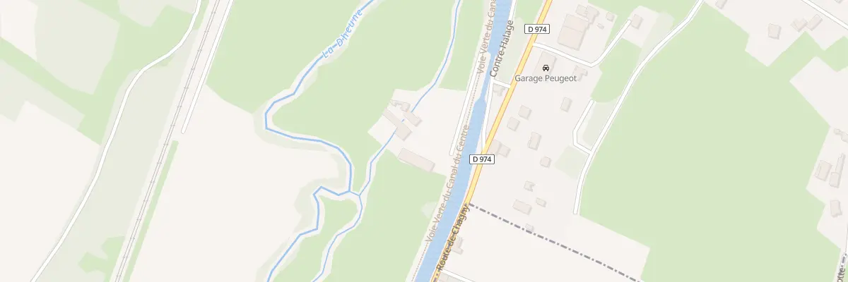 Plan du 5148 Che de Halage à Dennevy