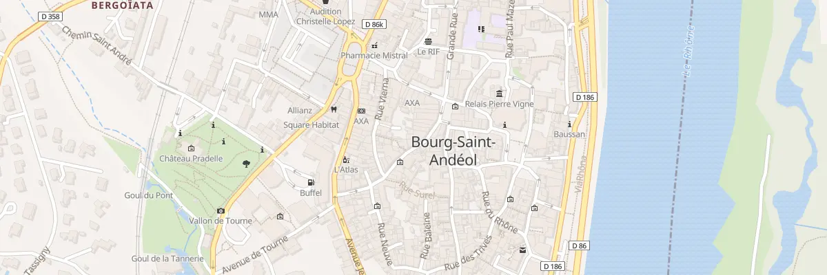 Plan du 14B Rue de Tourne à Bourg-Saint-Andéol
