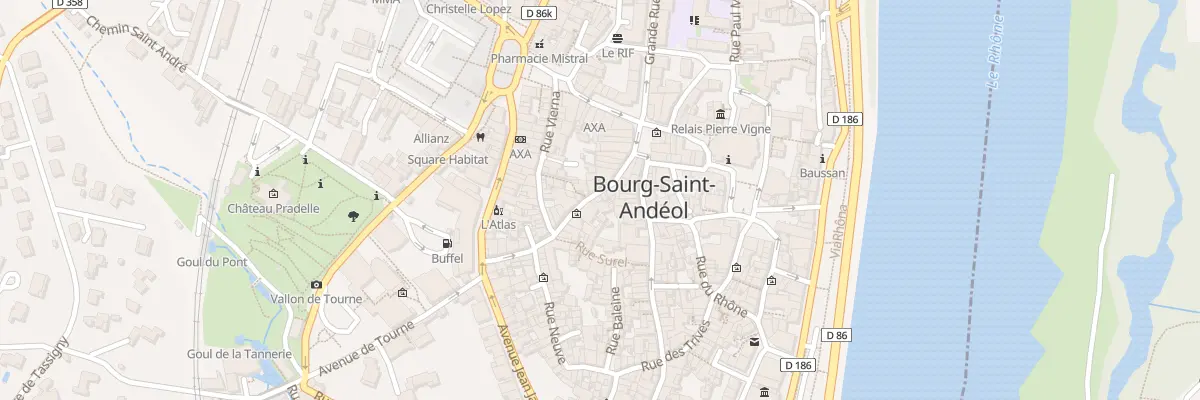 Plan du 11 Rue de Tourne à Bourg-Saint-Andéol