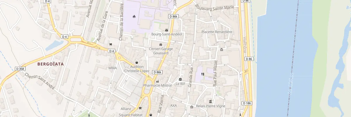 Plan du 5 Rue des Chazes à Bourg-Saint-Andéol