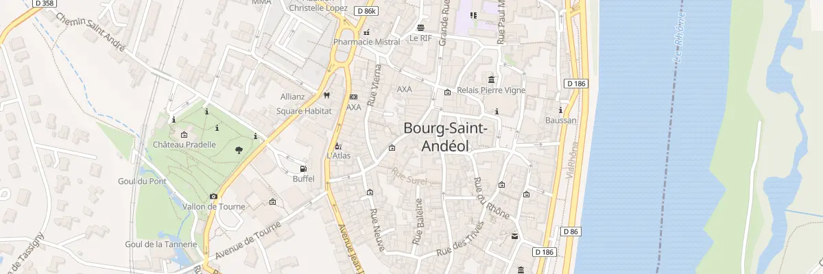 Plan du 9B Rue de Tourne à Bourg-Saint-Andéol