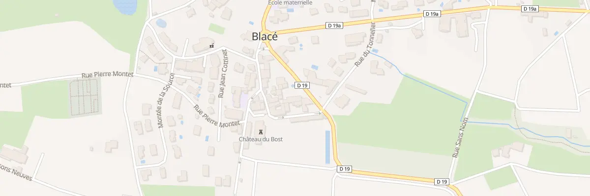 Plan du 96 Rte des Cèdres à Blacé