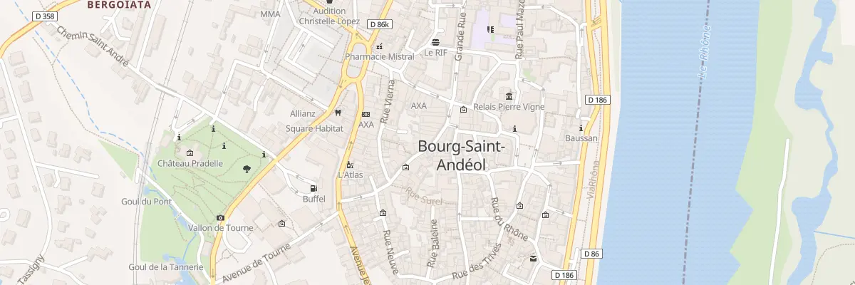Plan du 12B Rue de Tourne à Bourg-Saint-Andéol