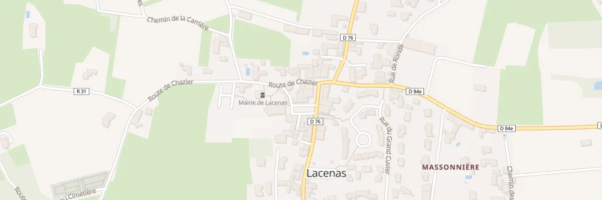 Plan du 22 Pl François Dénoyer à Lacenas