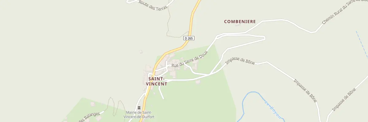 Plan du 5019B Saint Vincent à Saint-Vincent-de-Durfort